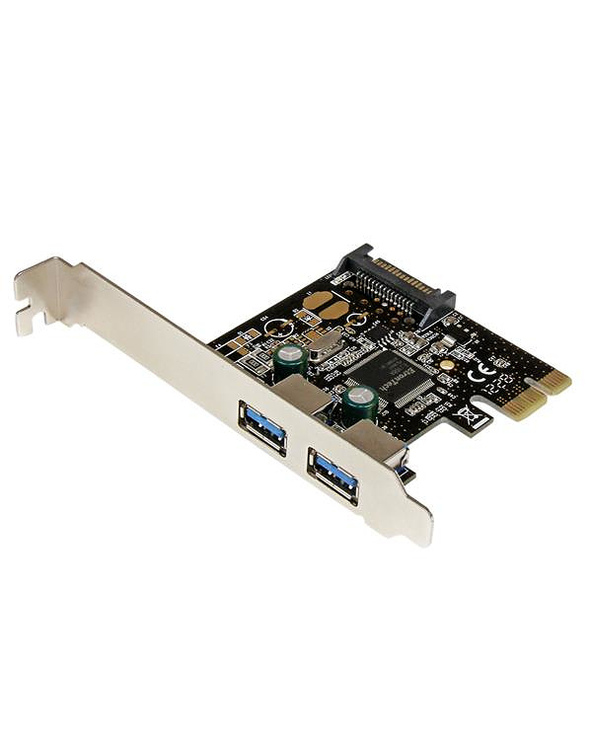 StarTech.com Carte Contrôleur PCI Express (PCI-E) vers Hub Interne 2 ports USB 3.0 - Alimentation SATA