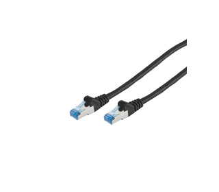 S/CONN 75711-0.25S câble de réseau Noir 0,25 m Cat6a S/FTP (S-STP)