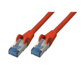 S/CONN Cat6a, 0.25m câble de réseau Rouge 0,25 m S/FTP (S-STP)