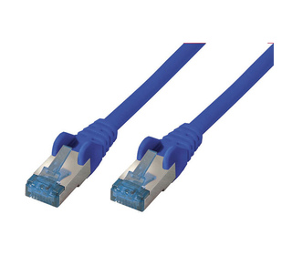 S/CONN Cat6a, 0.5m câble de réseau Bleu 0,5 m S/FTP (S-STP)
