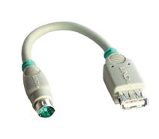 Lindy Adaptateur Souris USB vers port PS/2