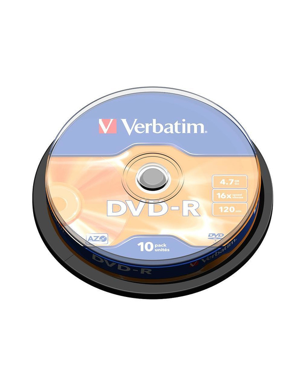 Verbatim DVD-R Matt Silver 4,7 Go 10 pièce(s)