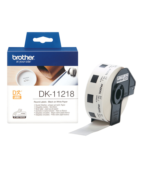Brother DK-11218 étiquette à imprimer Blanc