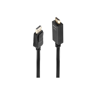 Lindy 36921 câble vidéo et adaptateur 1 m DisplayPort HDMI Type A (Standard) Noir