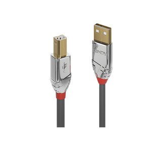 Lindy 36643 câble USB 3 m USB 2.0 USB A USB B Gris