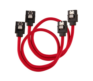 Corsair CC-8900250 câble SATA 0,3 m SATA 7-pin Noir, Rouge