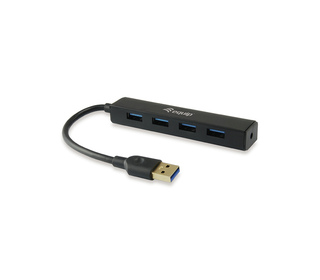 Equip 128953 hub & concentrateur USB 3.2 Gen 1 (3.1 Gen 1) Type-A 5000 Mbit/s Noir