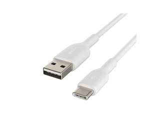 Belkin CAB001BT3MWH câble USB 3 m USB A USB C Blanc