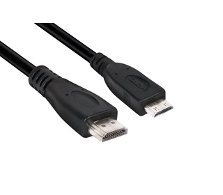 CLUB3D Mini HDMI to HDMI 2.0 4K60Hz Cable 1M / 3.28Ft