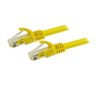 StarTech.com Cordon de raccordement UTP CAT6 (1,5 m) sans crochet - Câble patch RJ45 - Jaune