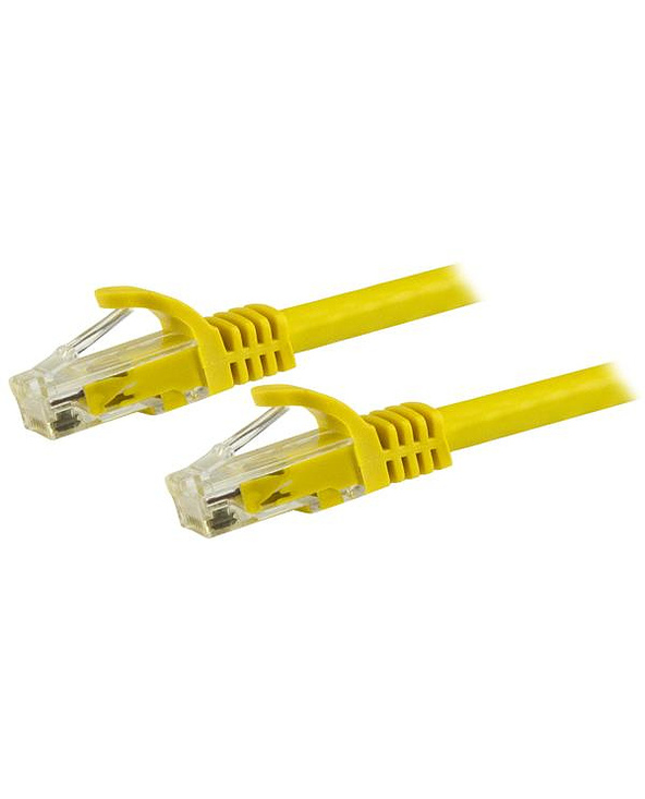 StarTech.com Cordon de raccordement UTP CAT6 (1,5 m) sans crochet - Câble patch RJ45 - Jaune