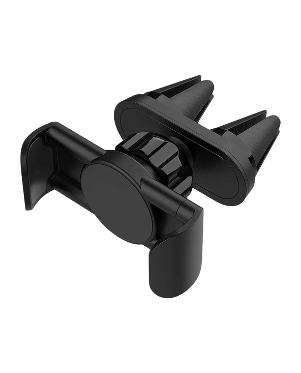 DLH SUPPORT VOITURE POUR SMARTPHONE AVEC DOUBLE ACCROCHE A FIXER SUR UNE GRILLE DE VENTILATION