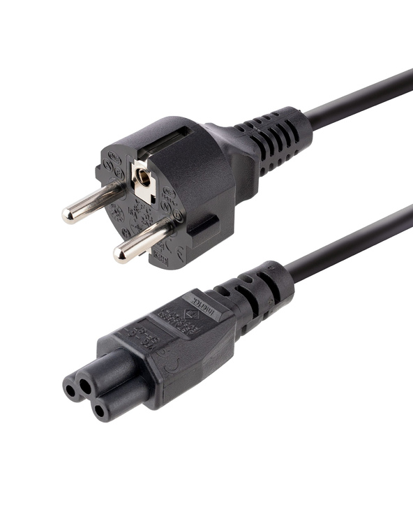 StarTech.com Câble d'Alimentation pour Ordinateur Portable de 3m - Prise EU vers Connecteur C5, 2,5A 250V - Cordon d'Alimentatio