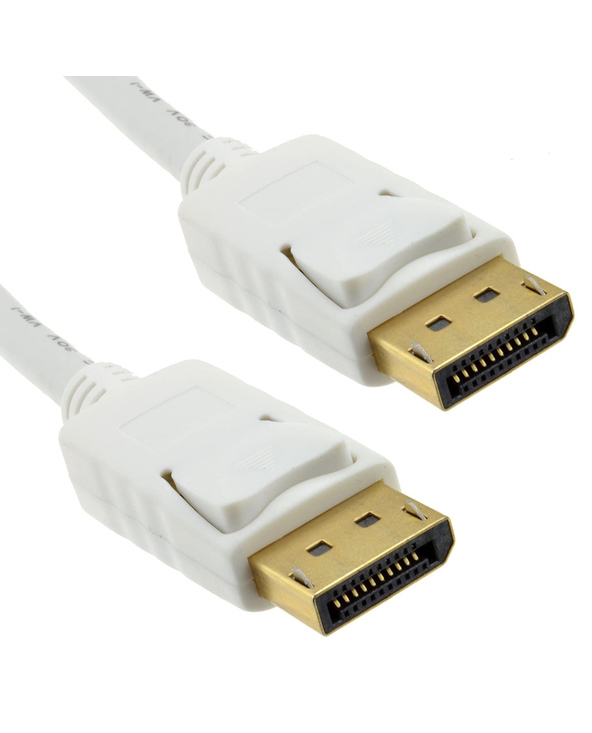 DLH DY-TU3571W câble DisplayPort 2 m Blanc