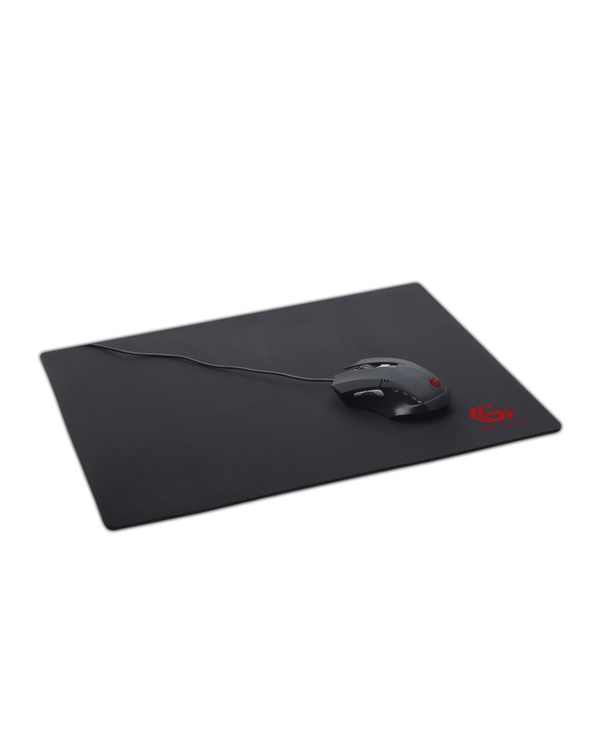 Gembird MP-GAME-S tapis de souris Tapis de souris de jeu Noir