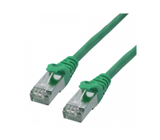 MCL FCC6ABMSHF-5M/V câble de réseau Vert Cat6a S/FTP (S-STP)