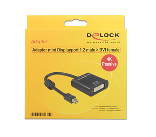 DeLOCK 62605 câble vidéo et adaptateur 0,2 m Mini DisplayPort DVI-I Noir
