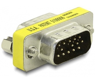 DeLOCK 65010 changeur de genre de câble VGA Argent