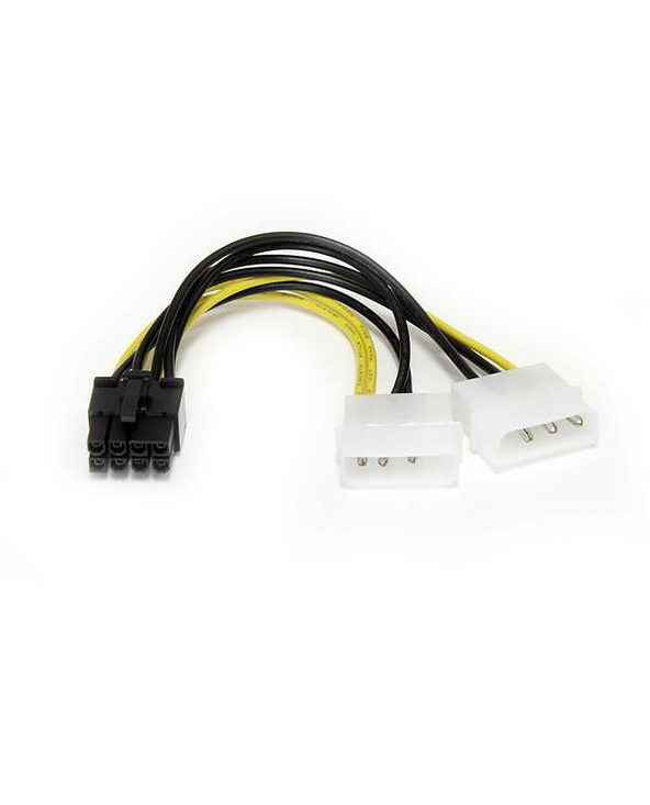 StarTech.com Câble adaptateur d'alimentation LP4 vers carte vidéo Express PCI 8 broches de 15 cm