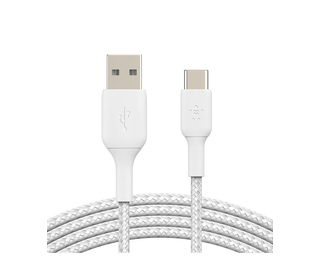 Belkin BoostCharge câble USB 2 m USB A USB C Blanc