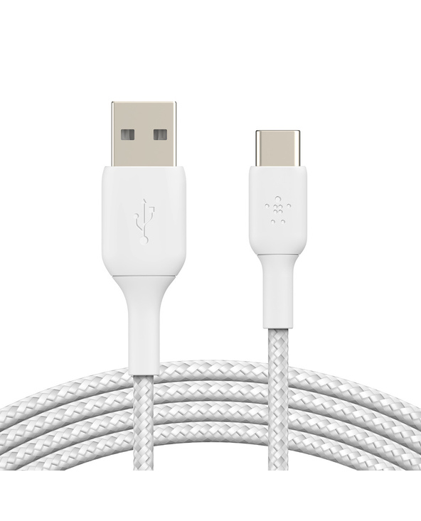Belkin BoostCharge câble USB 2 m USB A USB C Blanc