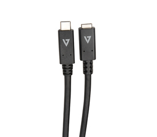 V7 V7UC3EXT-2M câble USB USB 3.2 Gen 1 (3.1 Gen 1) USB C Noir