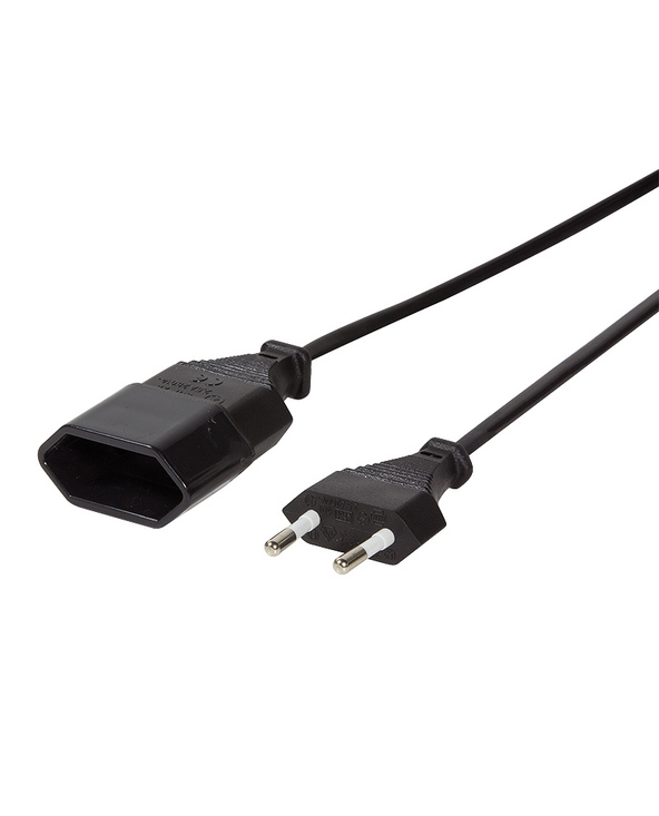 LogiLink 2m, 2xCEE 7/16 Noir CEE7/16