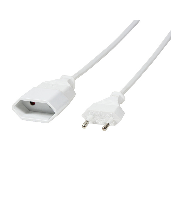 LogiLink 2m, 2xCEE 7/16 Blanc CEE7/16