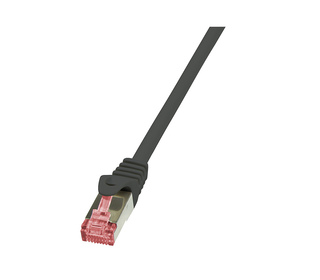 LogiLink 0.5m Cat.6 S/FTP câble de réseau Noir 0,5 m Cat6 S/FTP (S-STP)