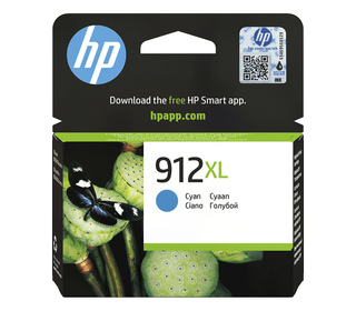 HP 912XL Cartouche d'encre cyan authentique, grande capacité