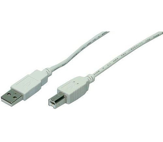 LogiLink 1.8m USB 2.0 câble USB 1,8 m USB A USB B Gris
