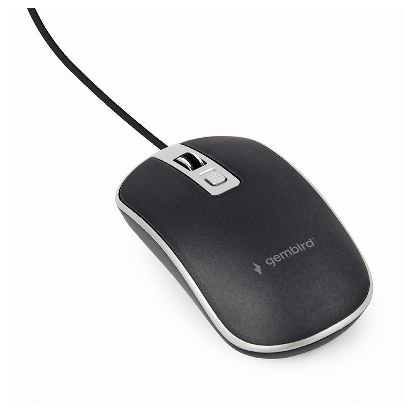 Gembird MUS-4B-06-BS souris Ambidextre USB Type-A Optique 1200 DPI
