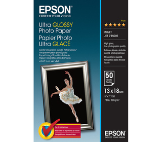 Epson Ultra Glossy Photo Paper - 13x18cm - 50 Feuilles
