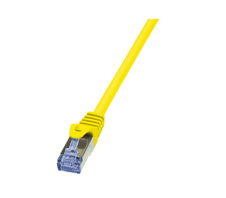 LogiLink 1m Cat.6A 10G S/FTP câble de réseau Jaune Cat6a S/FTP (S-STP)
