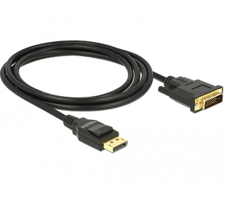 DeLOCK 85313 câble vidéo et adaptateur 2 m DisplayPort DVI-D Noir