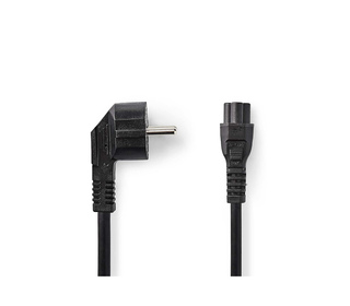 Nedis CEGL10100BK20 câble électrique Noir 2 m Coupleur C5