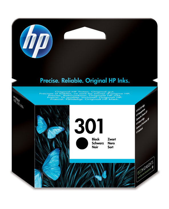 HP 301 cartouche d'encre noir authentique