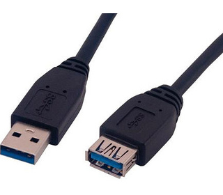 MCL USB 3.0, M/FM, 5m câble USB USB 3.2 Gen 1 (3.1 Gen 1) USB A Noir