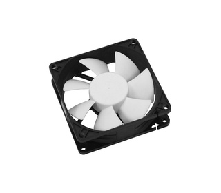 Cooltek Silent Fan 80 Boitier PC Ventilateur 8 cm Noir, Blanc
