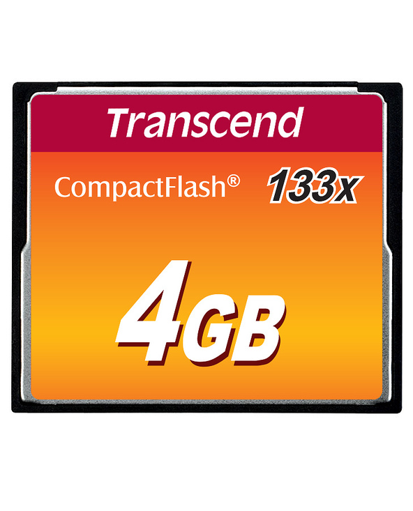 Transcend TS4GCF133 mémoire flash 4 Go CompactFlash MLC