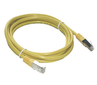 MCL Cable RJ45 Cat5e 10m Yellow câble de réseau Jaune