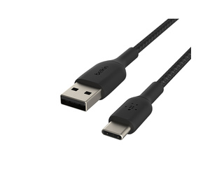 Belkin CAB002BT3MBK câble USB 3 m USB A USB C Noir