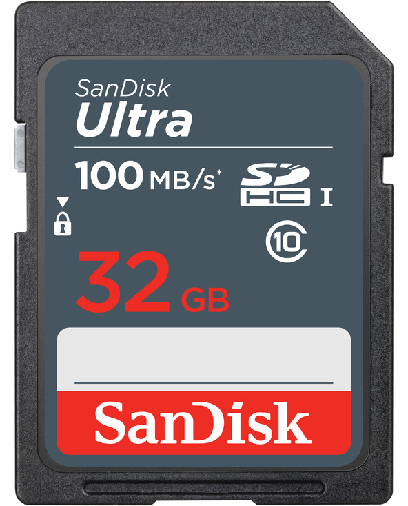 SanDisk Ultra 32GB SDHC Mem Card 100MB/s 32 Go UHS-I Classe 10