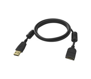 Vision TC-2MUSBEXT-BL câble USB 2 m USB 2.0 USB A Noir