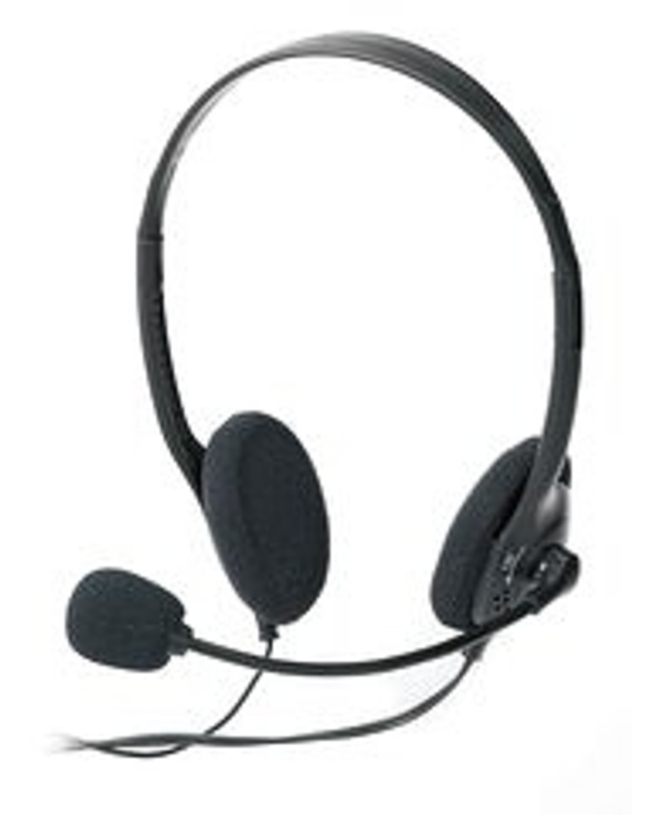 Ednet Headset Casque Avec fil Appels/Musique Noir