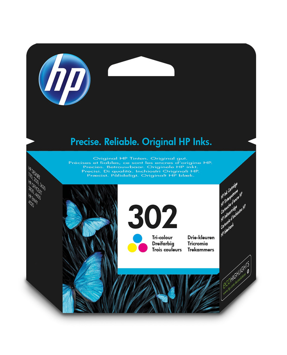 HP 302 Cartouche d’encre trois couleurs authentique