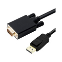 DLH DY-TU4696B câble vidéo et adaptateur 2 m DisplayPort VGA (D-Sub) Noir