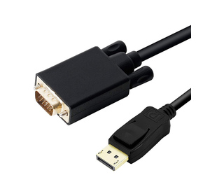 DLH DY-TU4696B câble vidéo et adaptateur 2 m DisplayPort VGA (D-Sub) Noir