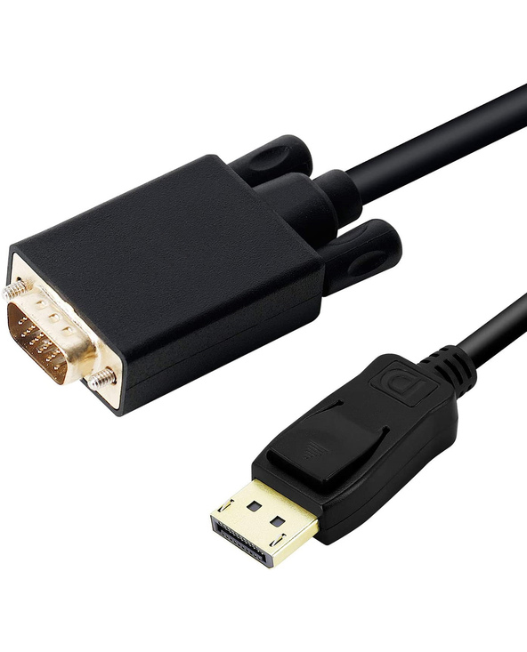 DLH DY-TU4696B câble vidéo et adaptateur 2 m DisplayPort VGA (D-Sub) Noir