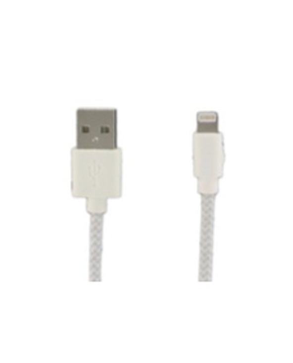 DLH 1m USB/Lightning Blanc